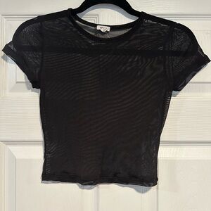 Mesh Garage Crop Top